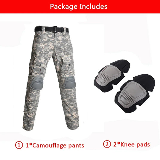 Softair Pants Hiking Tactical Pants Men Climb Clothing Camo Casual Combat Pant Camping Outfit Outdoor Paintball Trousers Hunt