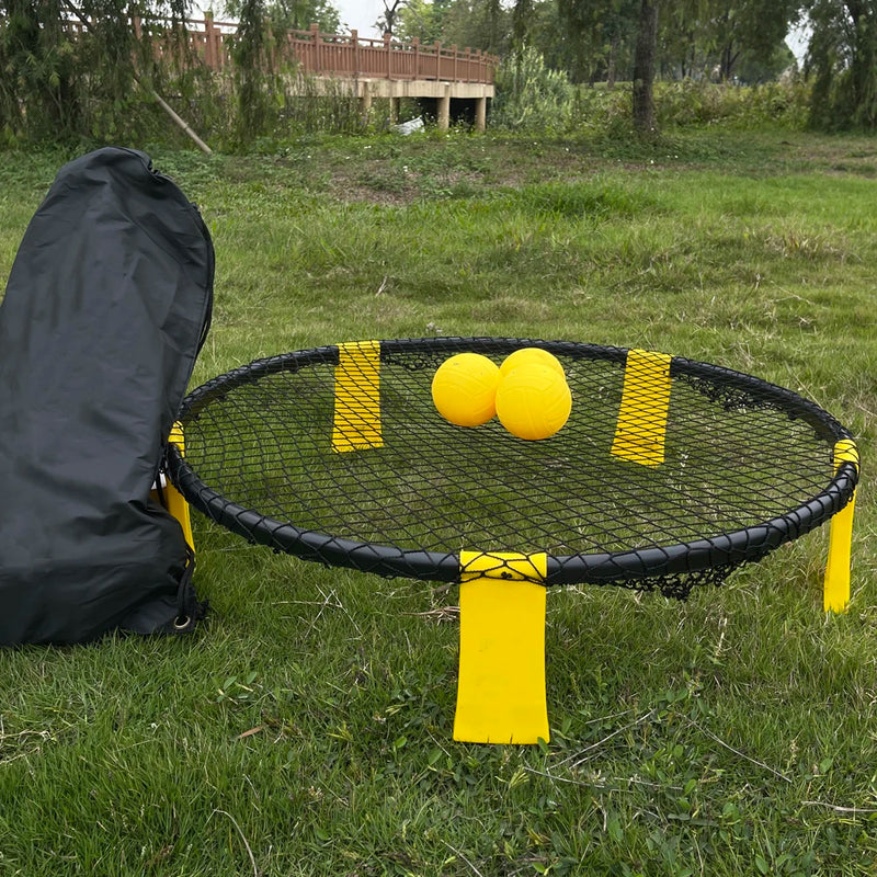 Load image into Gallery viewer, Mini Spike Volleyball Set – Portable Net &amp; Ball Game for Backyard, Beach &amp; Lawn Fun
