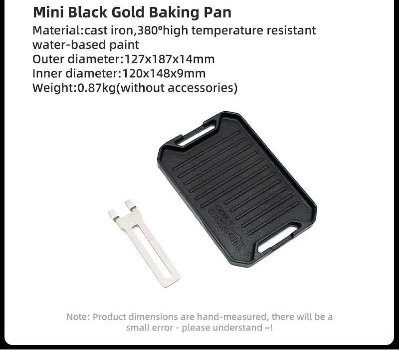 Load image into Gallery viewer, GOOUT SPRINGHILL Outdoor Mini Grill Pan | Lightweight Camping Portable Spider Oven Grill Pan
