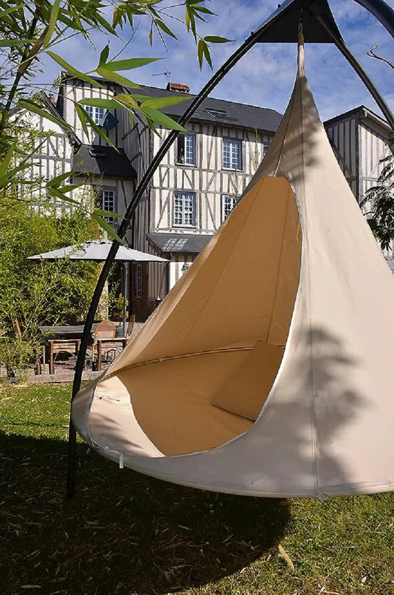 Load image into Gallery viewer, Waterproof Hanging Hammock Swing Chair – Outdoor Travel &amp; Terrace Use
