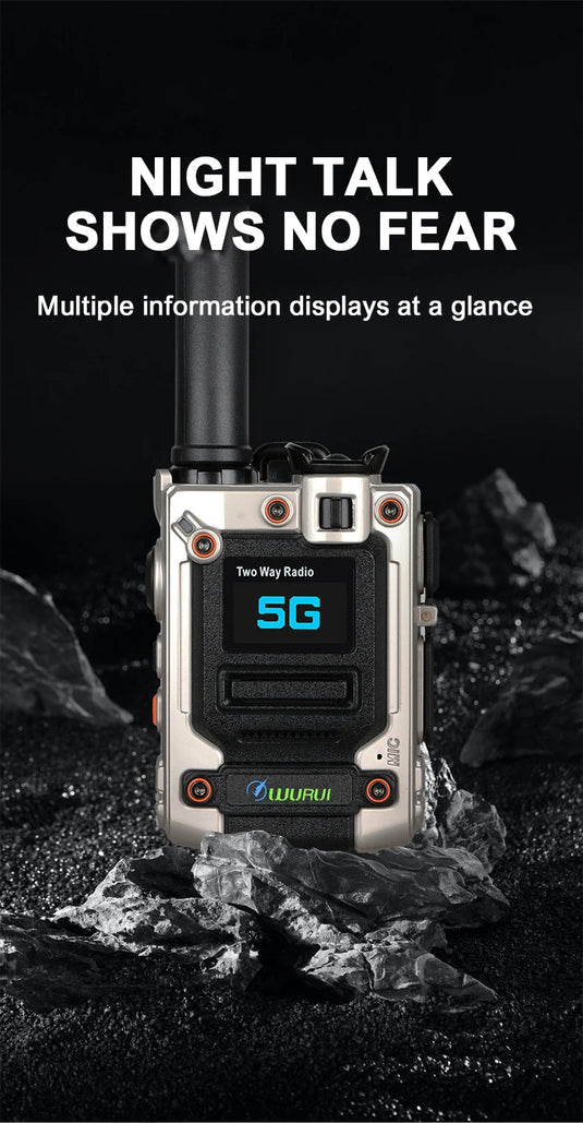 KaYoTom M08 walkie-talkie 5000km Long Talk Range 4g LTE POC Network Radio Sim Card Walkie Talkie wo way radio