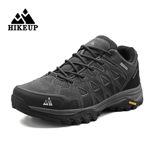 HIKEUP Men’s Breathable Trekking Boots – Non-Slip Outdoor Hiking and Camping Shoes