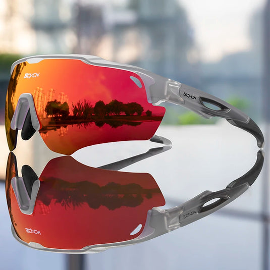SCVCN UV400 Cycling Sunglasses – Polarized, Photochromic, and Built for Performance