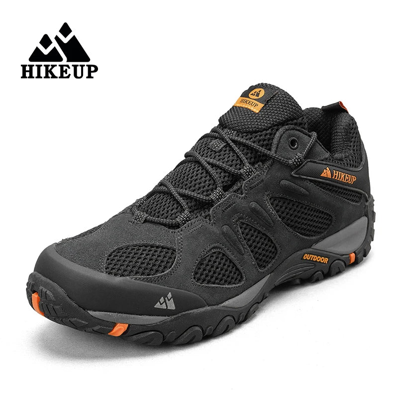Load image into Gallery viewer, HIKEUP Men’s Breathable Splashproof Hiking Shoes – Versatile Mountain Climbing &amp; Hunting Sneakers

