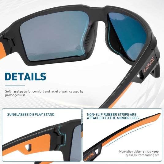 Kapvoe Polarized UV400 Cycling Sunglasses – Power Through Any Terrain