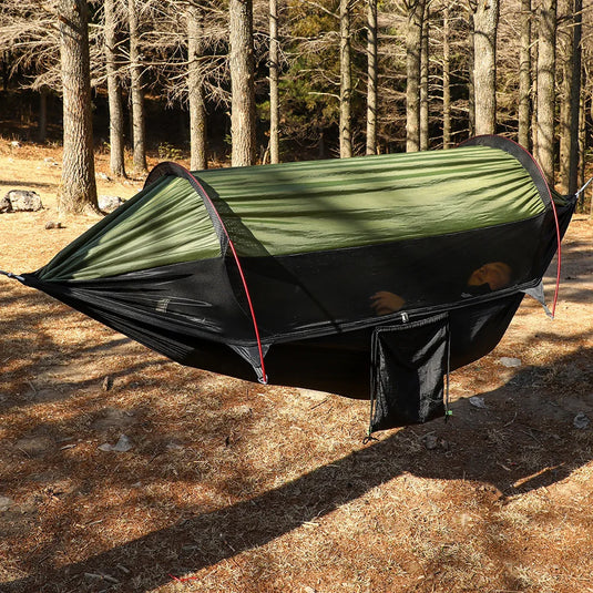 3-in-1 Outdoor Hammock with Mosquito Net – Travel, Tent & Swing Combo