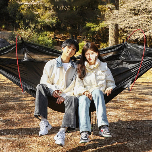 3-in-1 Outdoor Hammock with Mosquito Net – Travel, Tent & Swing Combo