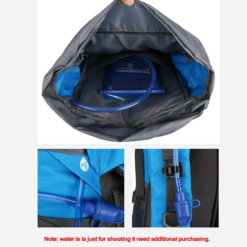 Load image into Gallery viewer, 70L Camping Backpack | Hiking Mountaineering Rucksack | Large Travel Pack with Rain Cover
