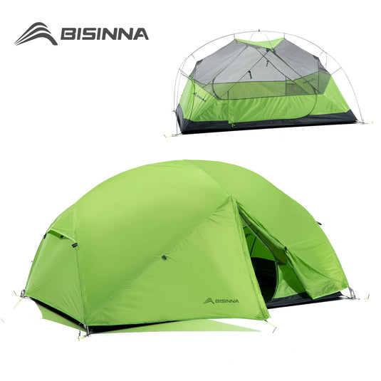 BISINNA 2-Person Ultralight Trekking Tent – Lightweight, Waterproof, and Trail-Ready