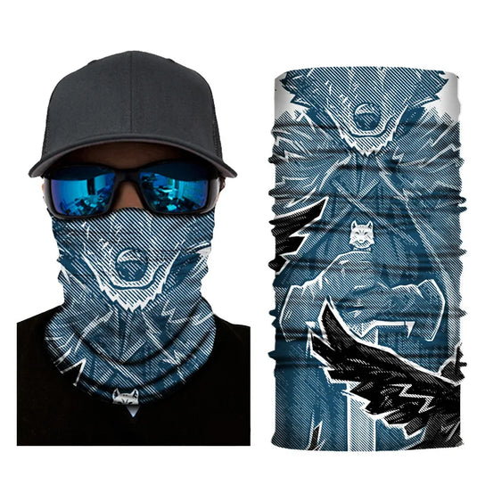 Outdoor Fishing 3D Breathable Hiking Magic Scarf | Balaclava Neck Warmer Gaiter Face Shield