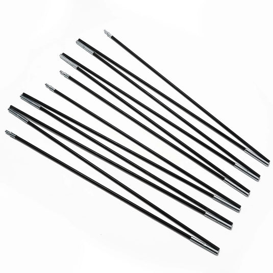 1 Pair 3/3.3/4/4.48/4.9m Fiberglass Tent Rod Camping Tent Pole Bars Support Rods Awning Frames Kit Hiking Travel Canopies Parts