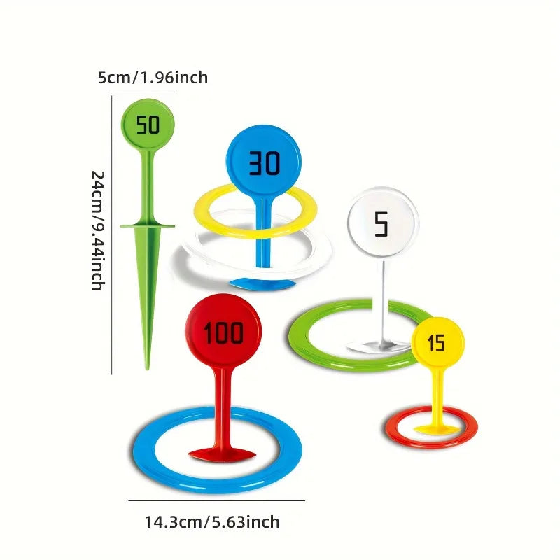 Load image into Gallery viewer, Outdoor Toss Ring Game – Durable PVC Rings for Beach, Lawn, and Poolside Fun
