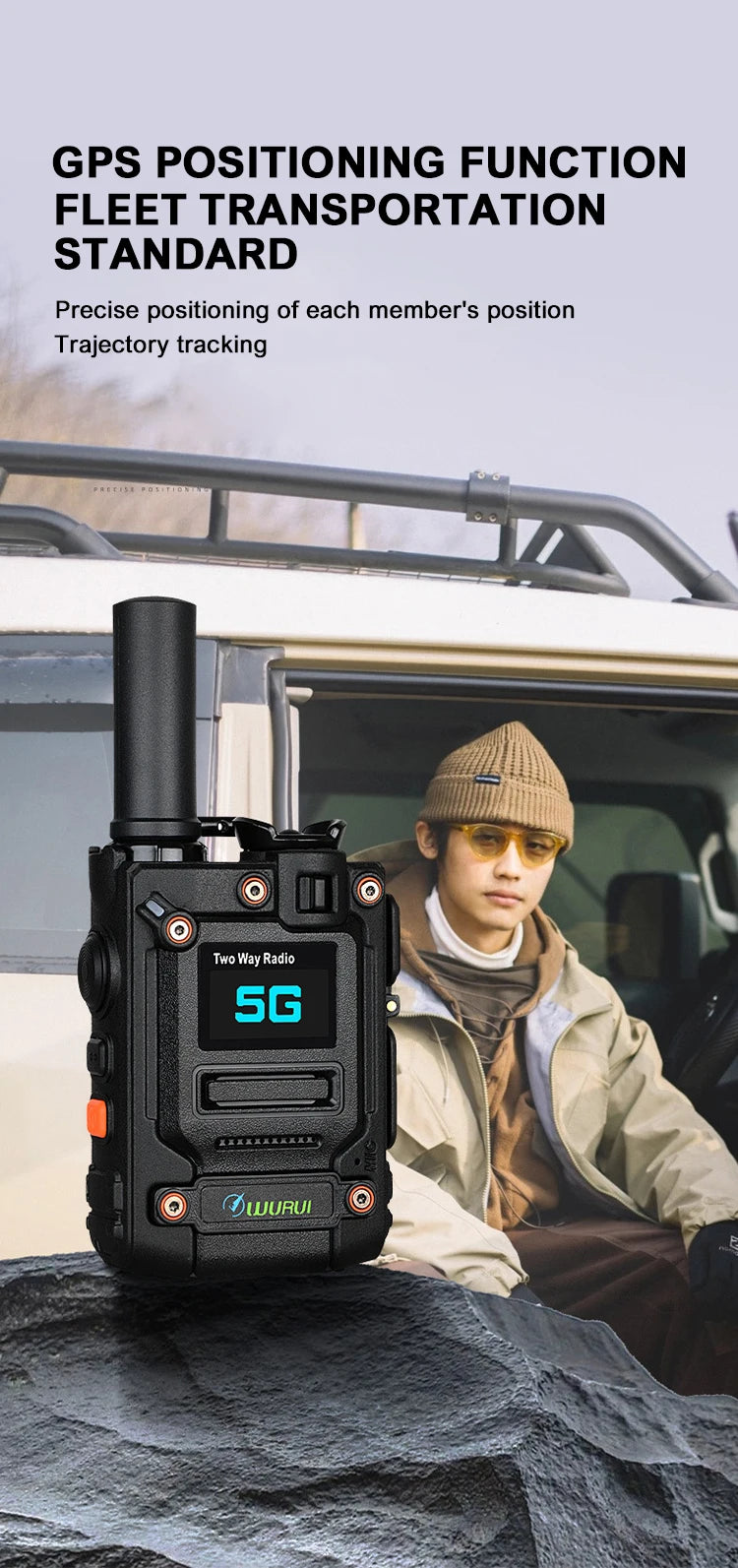 Load image into Gallery viewer, KaYoTom M08 walkie-talkie 5000km Long Talk Range 4g LTE POC Network Radio Sim Card Walkie Talkie wo way radio
