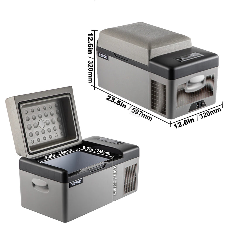Load image into Gallery viewer, Succebuy 20-55L Portable Refrigerator | Car Electric Compressor Cooler 12/24V DC &amp; 110-240V AC
