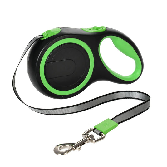 Retractable Dog Leash 5M/8M Durable Nylon Pet Lead for Small to Large Dogs & Cats