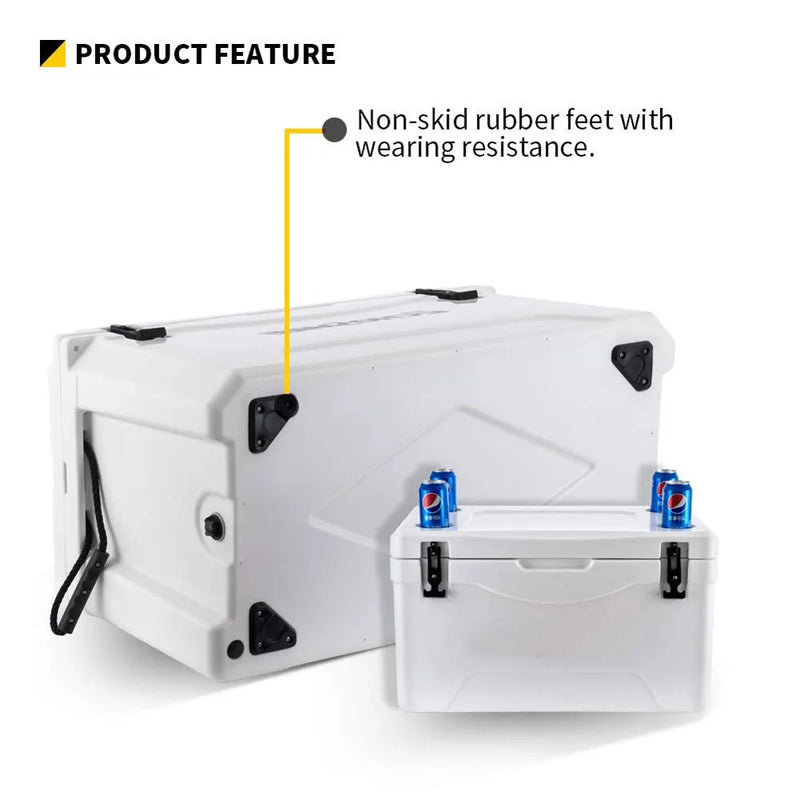 Load image into Gallery viewer, 60L High Quality rotomolded Plastic camping Cooler Box Cute Cooler Box Price Gear Box Cooler
