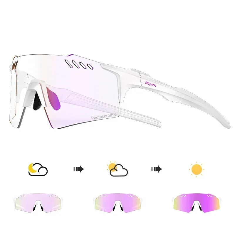 Load image into Gallery viewer, SCVCN Photochromic Cycling Sunglasses – Intelligent Vision for Every Adventure
