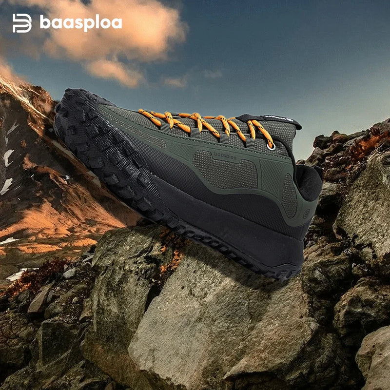 Load image into Gallery viewer, Baasploa Men’s Trail Running Shoes – Superior Grip &amp; All-Terrain Comfort
