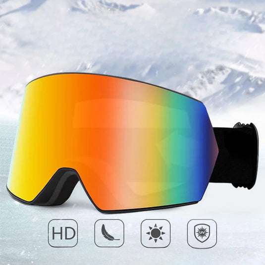 Fashionable Cylindrical Skiing Glasses Cross-border Winter Outdoor Sports Skiing Goggles High-definition Field of View Card