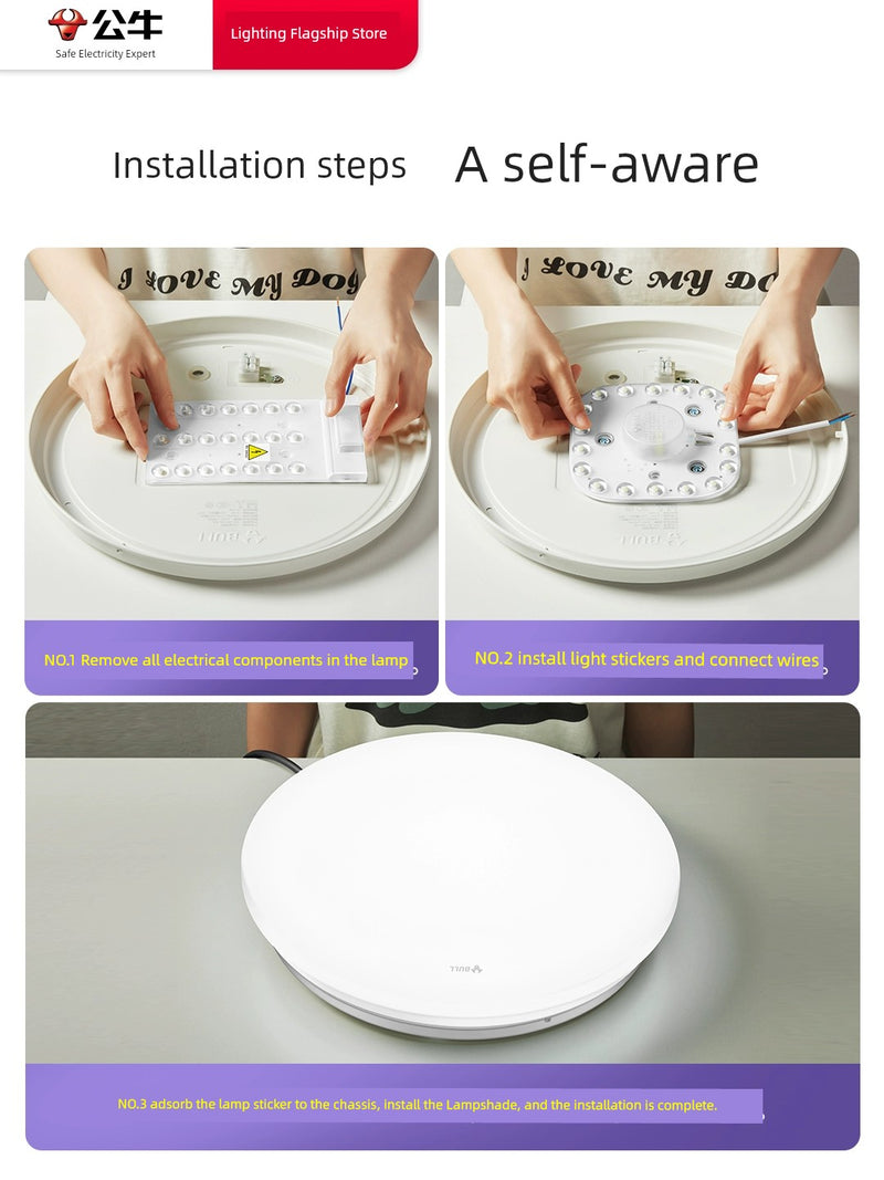 Load image into Gallery viewer, Bull LED Replacement Bedroom Ceiling Lamp
