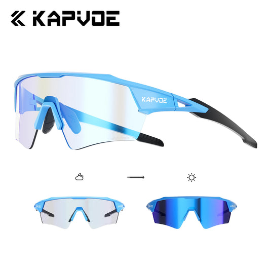 Kapvoe Photochromic Cycling Sunglasses – Adaptive Vision, Elevated Performance