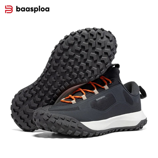 Baasploa Men’s Trail Running Shoes – Superior Grip & All-Terrain Comfort