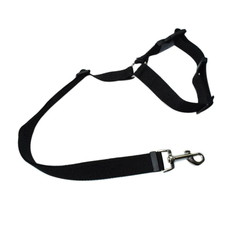 Load image into Gallery viewer, Solid Color Two-in-one Pet Car Seat Belt Nylon Lead Leash Backseat Safety Belt Adjustable Dogs Harness Collar Pet Accessories
