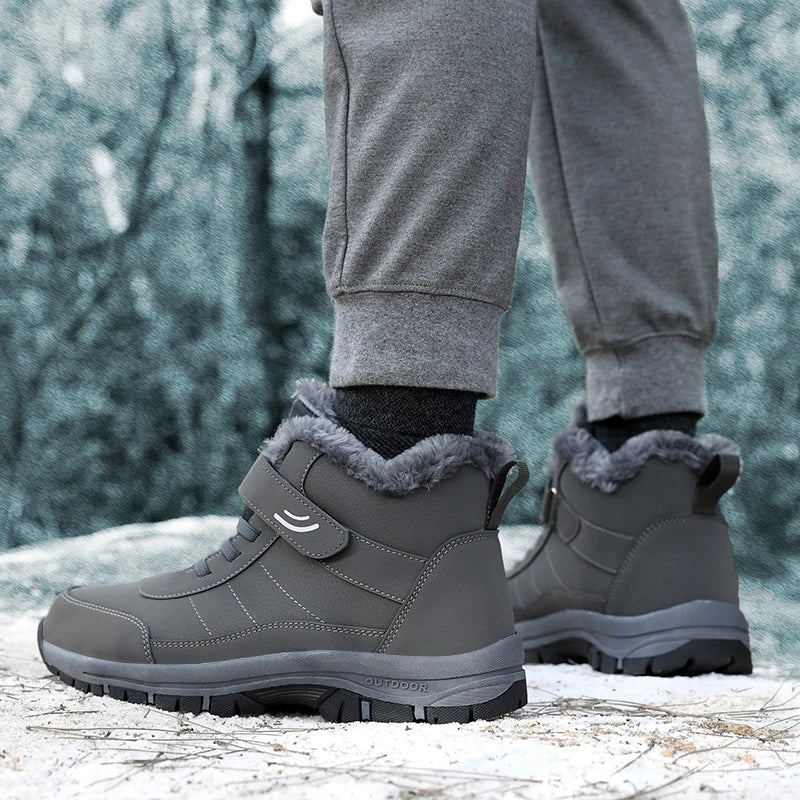 Load image into Gallery viewer, Men&#39;s High-Top Winter Mountaineering Snow Boots
