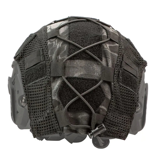 Tactical Helmet Cover for Fast Helmet Multi-Camo Helmets Cover Military Paintball Hunting Shooting Gear - Without Helmet