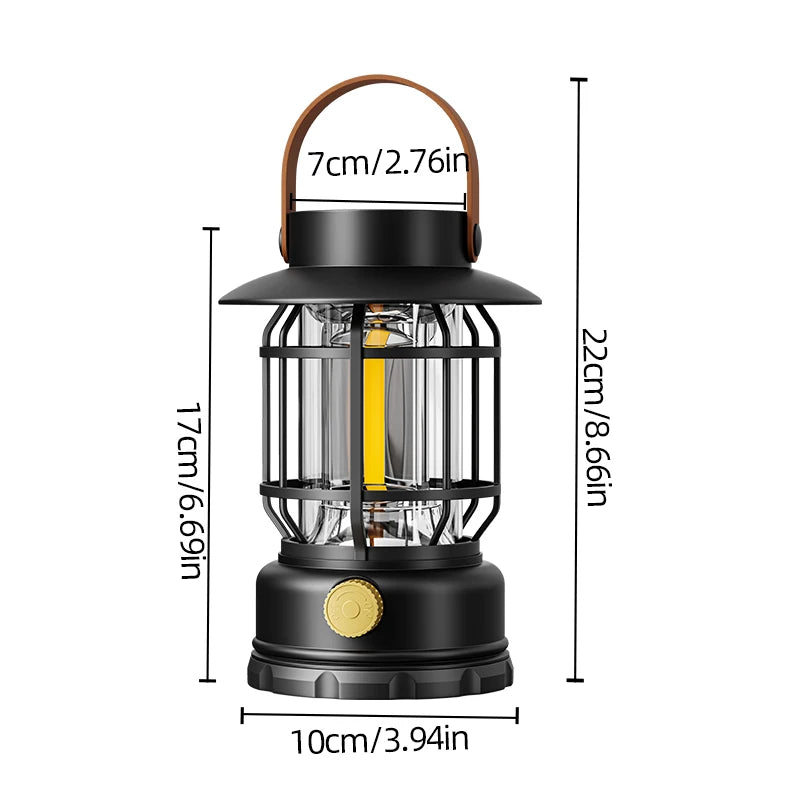 Load image into Gallery viewer, 2-in-1 Solar USB Camping Lantern | Ultra-Bright 360° LED Hanging Light | Portable Tent Hiking Lamp
