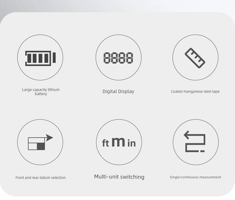 Load image into Gallery viewer, Wintape Laser Intelligence Digital Measuring Scale Digital Display
