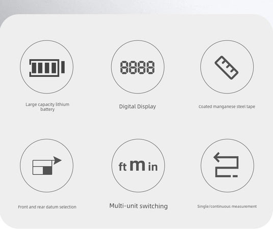 Wintape Laser Intelligence Digital Measuring Scale Digital Display