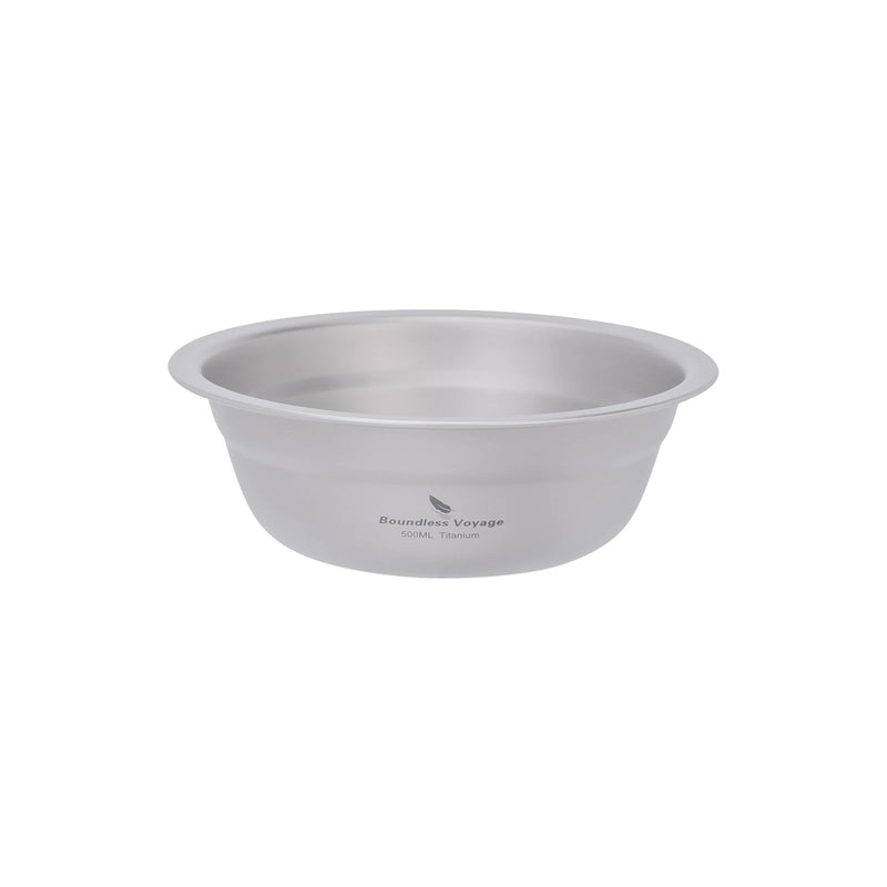 Load image into Gallery viewer, Titanium Camping Plates Bowls Set | Stackable Ultralight Dinnerware | Outdoor Serving Skillet
