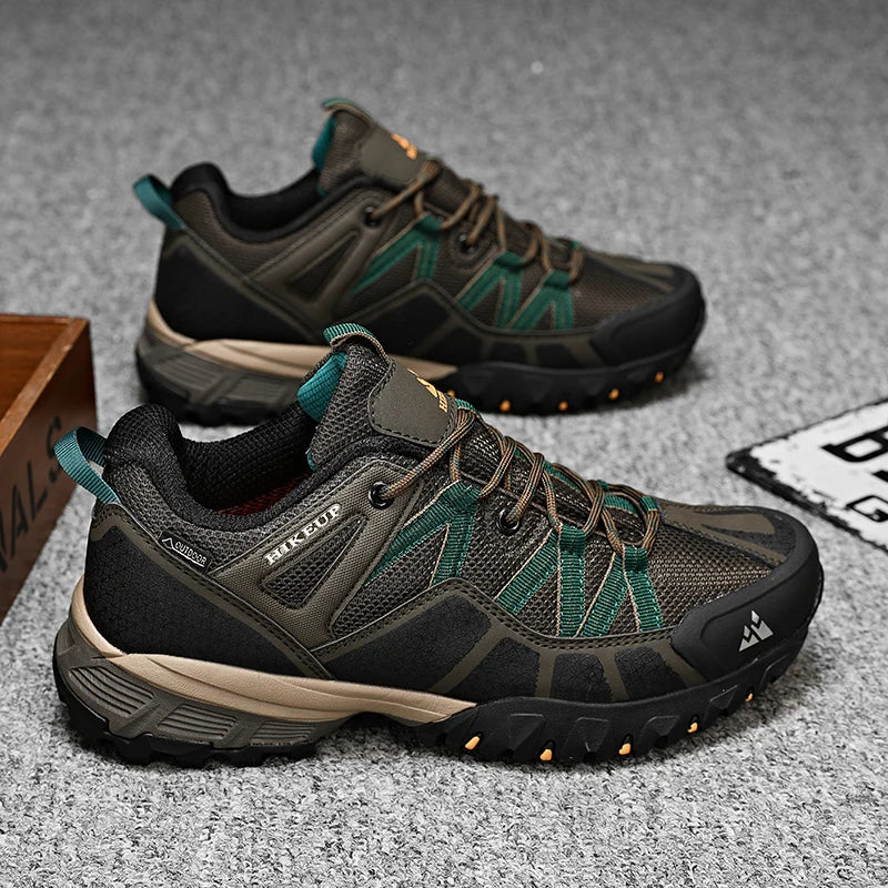 Load image into Gallery viewer, HIKEUP Men’s Breathable Hiking Sneakers All-Terrain Comfort &amp; Grip
