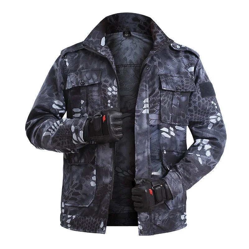 Load image into Gallery viewer, New Men&#39;s Tactical Fishing Suits Spring Camouflage Durable Thermal Work Clothing Autumn Outdoor Sports Windproof Hiking Jackets
