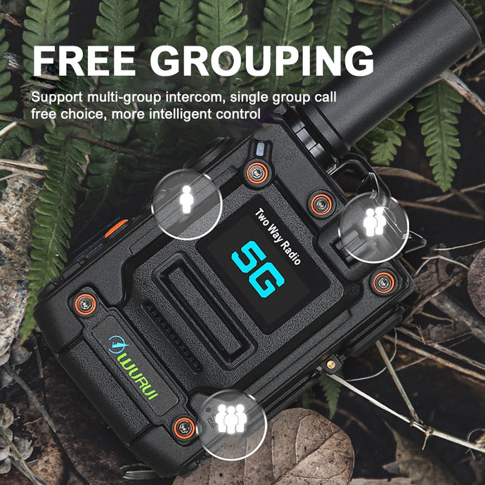 KaYoTom M08 walkie-talkie 5000km Long Talk Range 4g LTE POC Network Radio Sim Card Walkie Talkie wo way radio