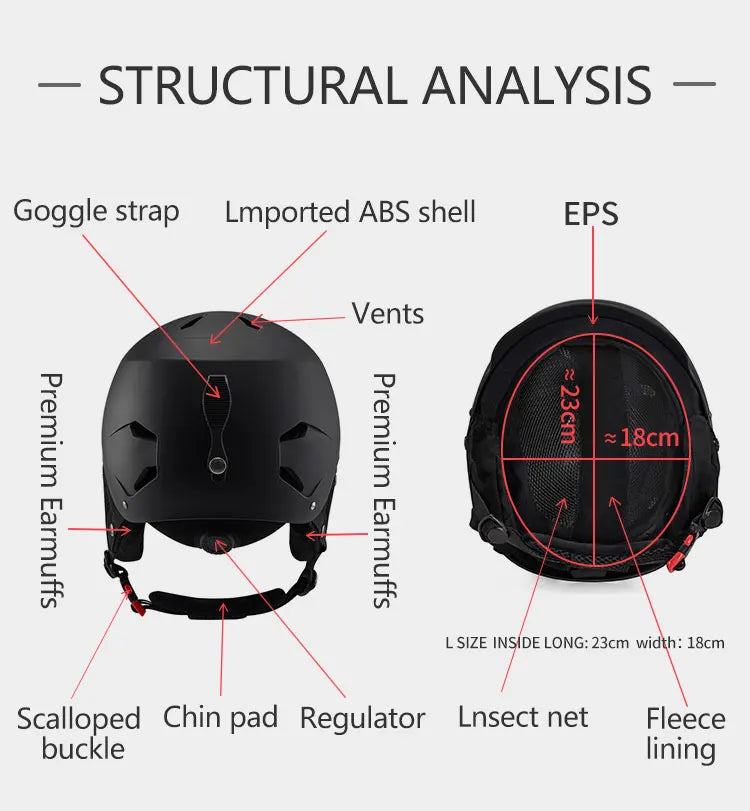 Load image into Gallery viewer, Eastinear-ski Helmet for Men and Women, Ultra-light, Warm, Safety Protection, High Quality, Outdoor, Snowboarding
