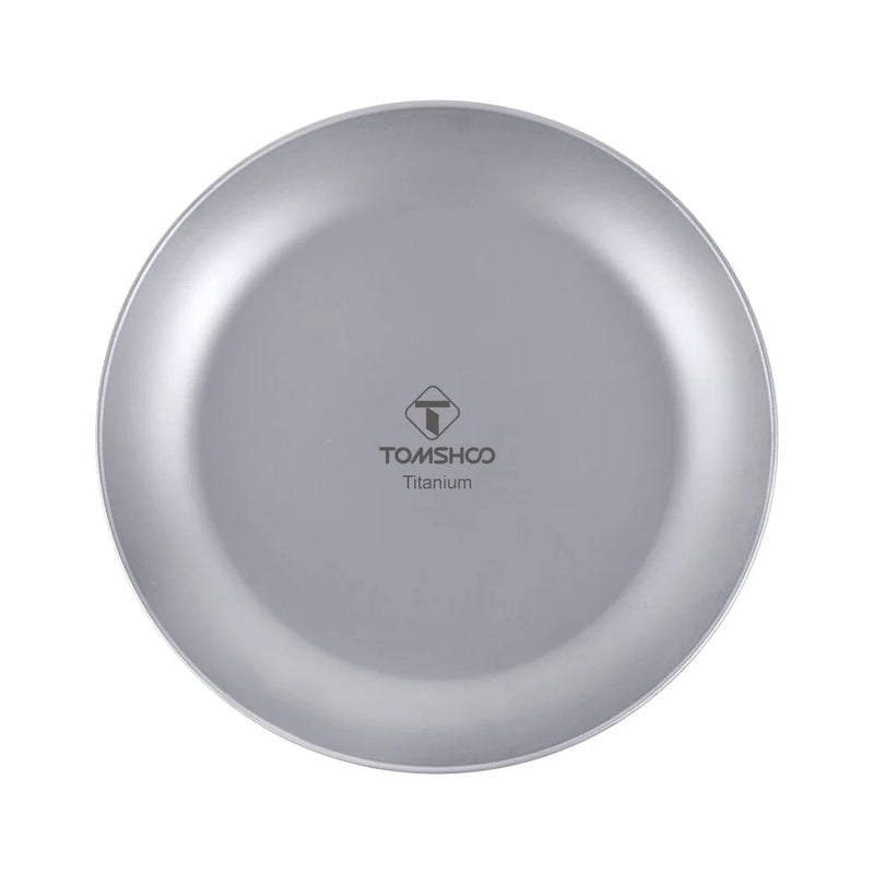 Load image into Gallery viewer, TOMSHOO Titanium Camping Plate | Outdoor Ultralight Portable Tableware Cookware
