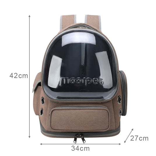 Pawstrip Transparent Pet Carrier Backpack