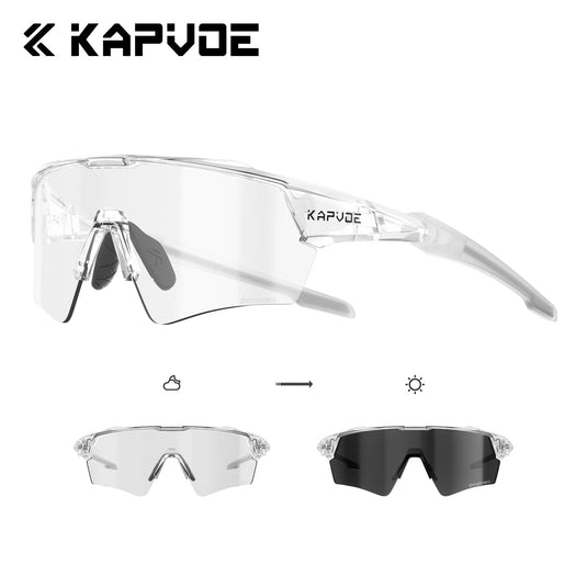 Kapvoe Photochromic Cycling Sunglasses – Adaptive Vision, Elevated Performance
