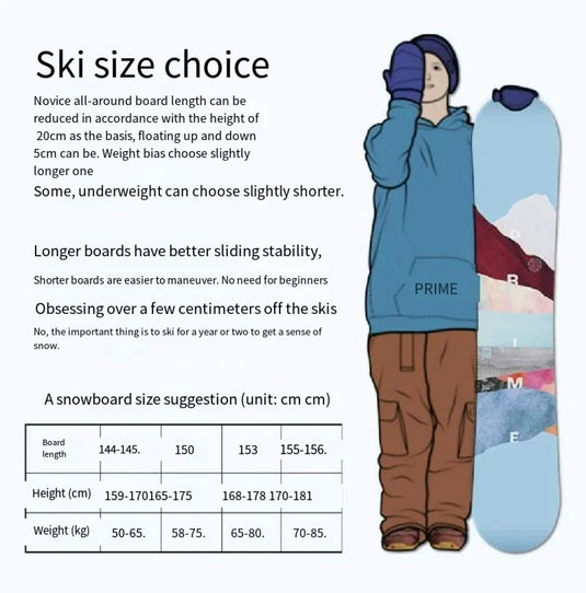 New Design Snowboard full package Custom Carbon Fiber Freestyle Snowboards & Skis  for  Adults Children