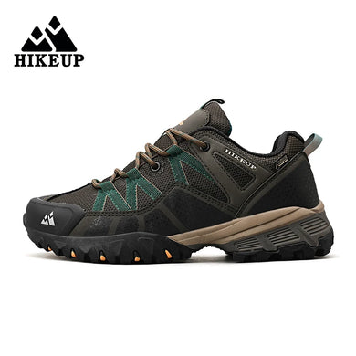 HIKEUP Men’s Breathable Hiking Sneakers – All-Terrain Comfort & Grip