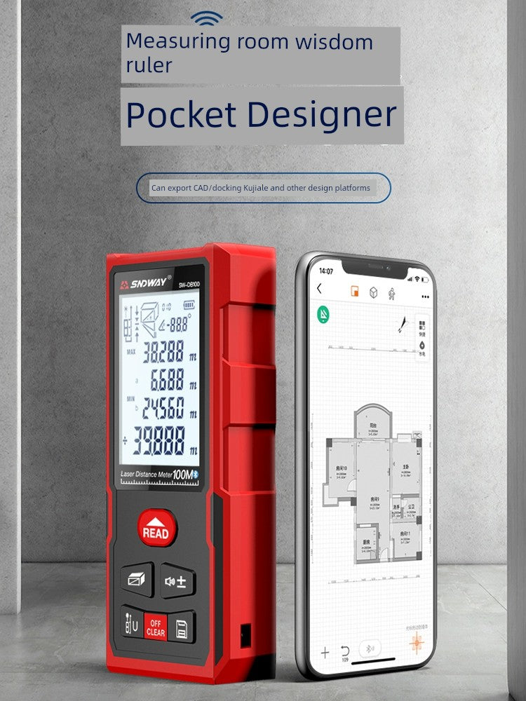 Load image into Gallery viewer, Laser Rangefinder High Precision Digital Measuring Device
