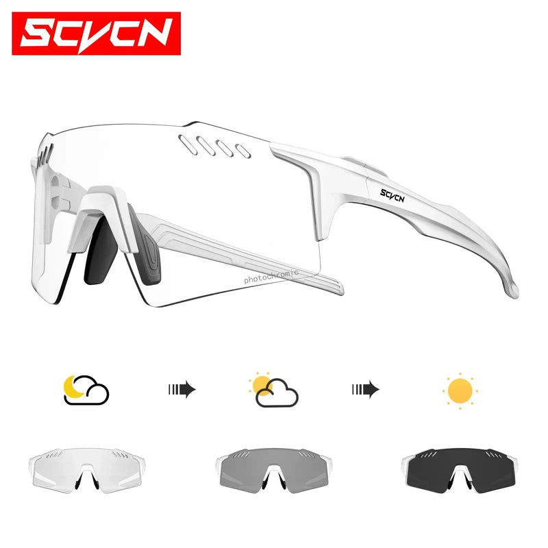 Load image into Gallery viewer, SCVCN Photochromic Cycling Sunglasses – Intelligent Vision for Every Adventure
