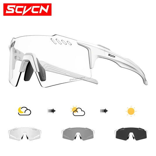 SCVCN Photochromic Cycling Sunglasses – Intelligent Vision for Every Adventure