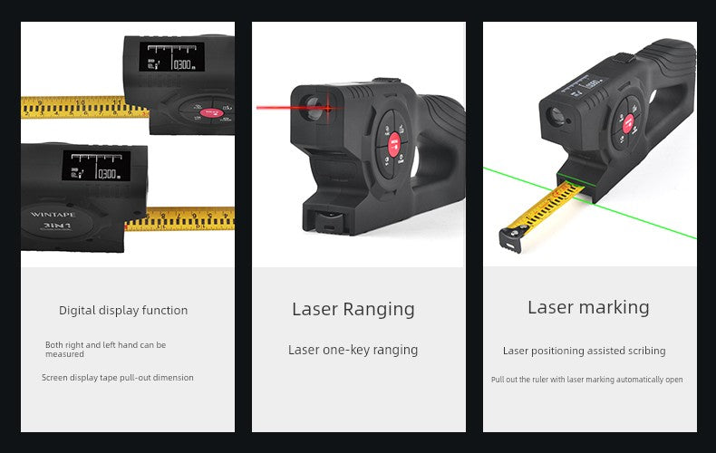 Load image into Gallery viewer, Wintape Laser Intelligence Digital Measuring Scale Digital Display
