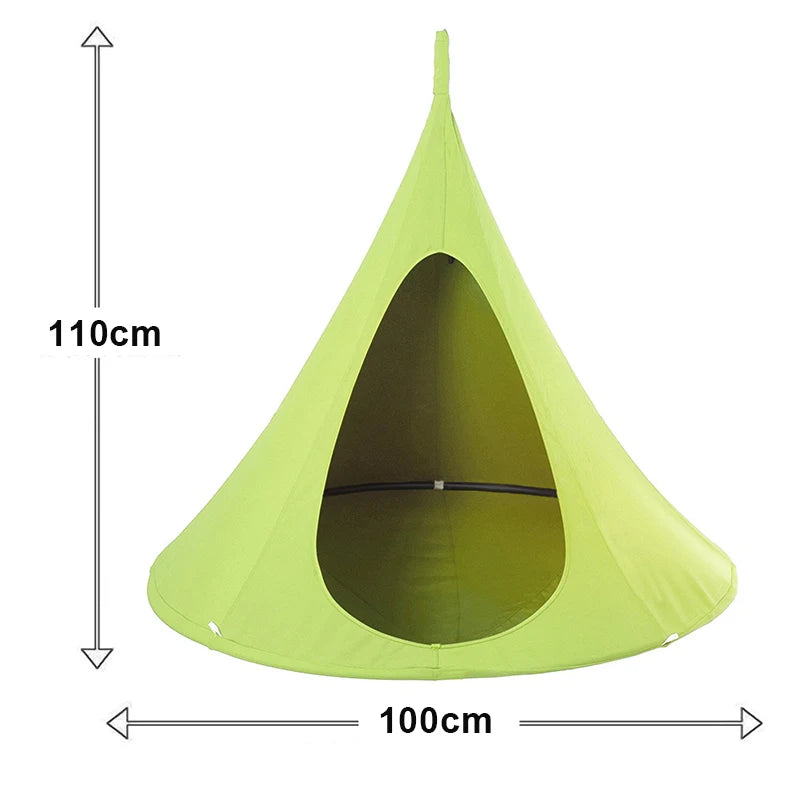 Load image into Gallery viewer, Waterproof Hanging Hammock Swing Chair – Outdoor Travel &amp; Terrace Use
