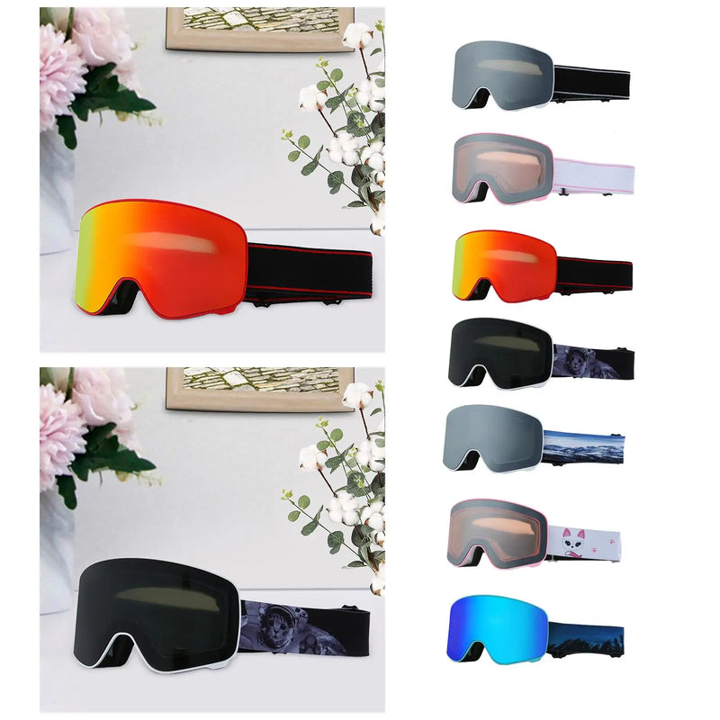 Load image into Gallery viewer, Ski Goggles with Adjustable Strap Winter Sports Snow Goggles for Men Women
