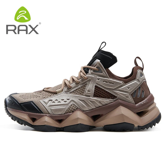 RAX Men’s Waterproof Hiking Sneakers – Breathable Outdoor Trekking and Tactical Shoes