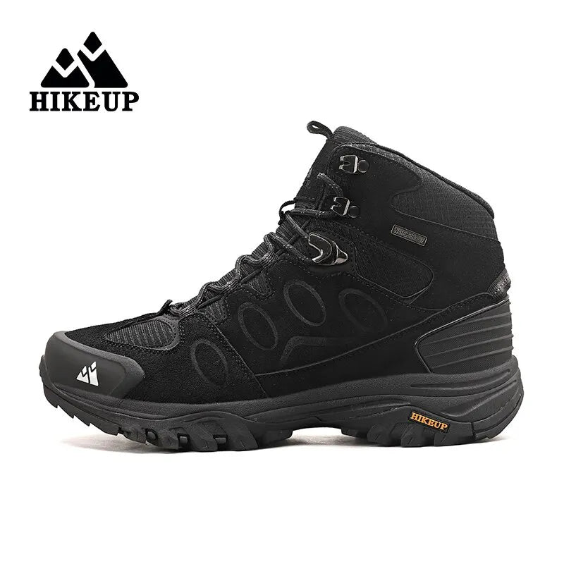 Load image into Gallery viewer, HIKEUP Men&#39;s Winter Hiking Boots Warm &amp; Non-Slip for Cold Weather Adventures
